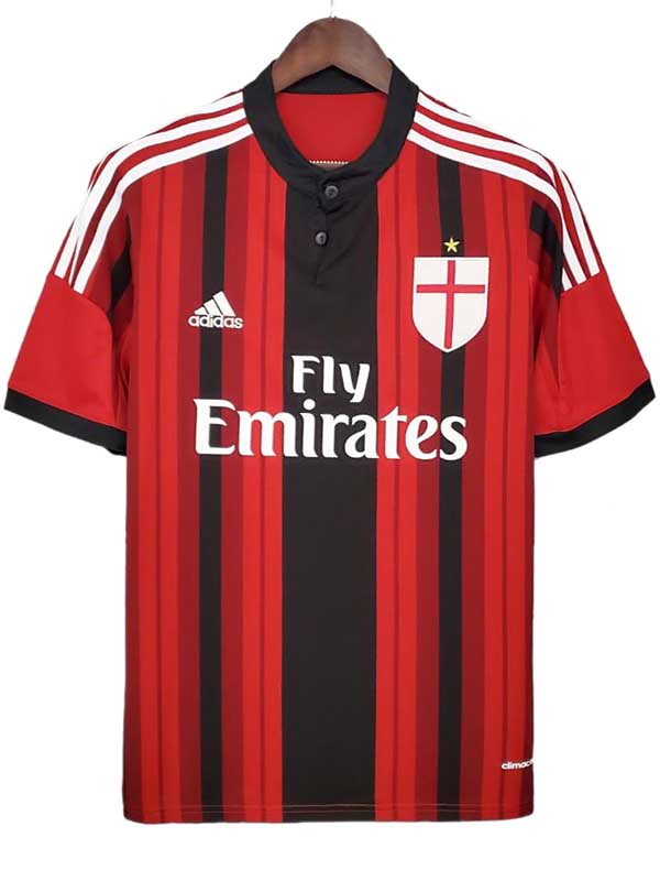 AC milan home jersey mens retro shirt 2014-2015